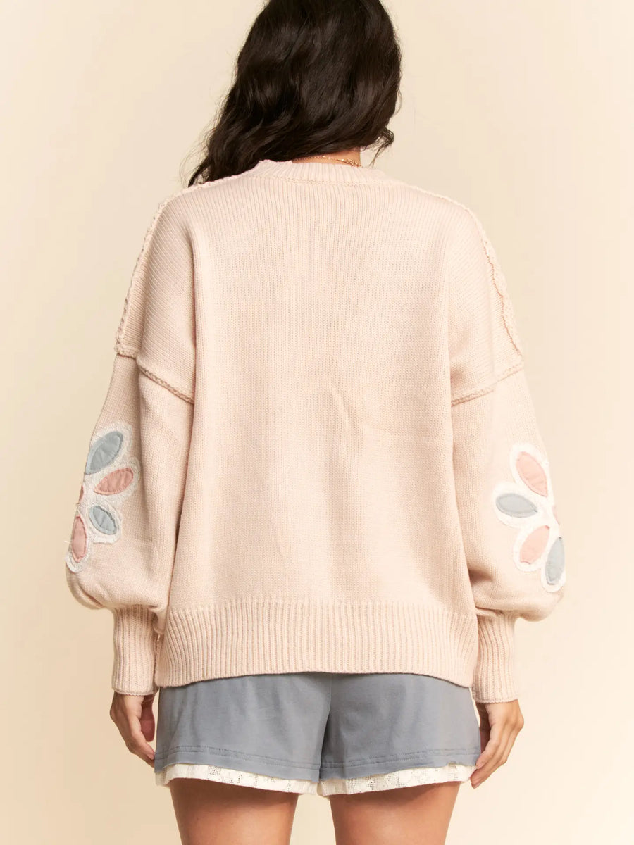 Blush Blossom Sweater
