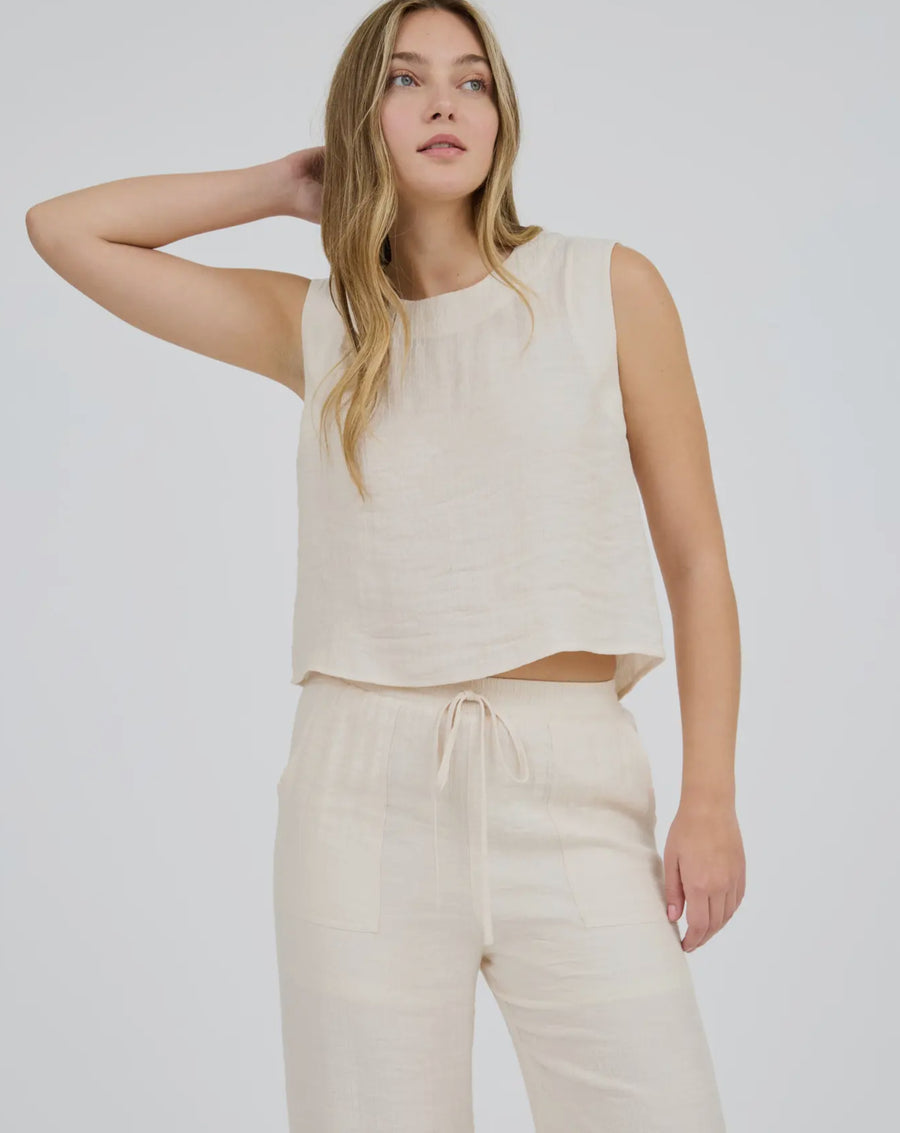 Wide leg lounge set