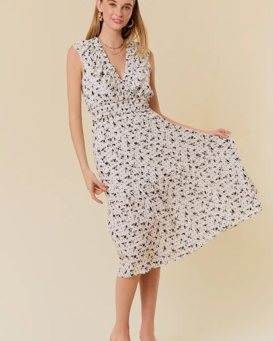 Floral midi dress