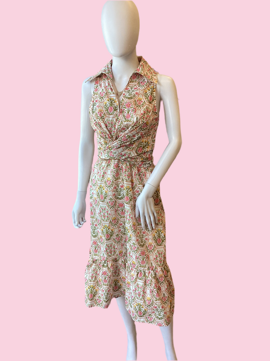 Crisscross Tie Dress