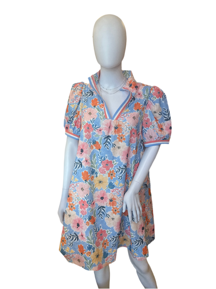 Floral print dress