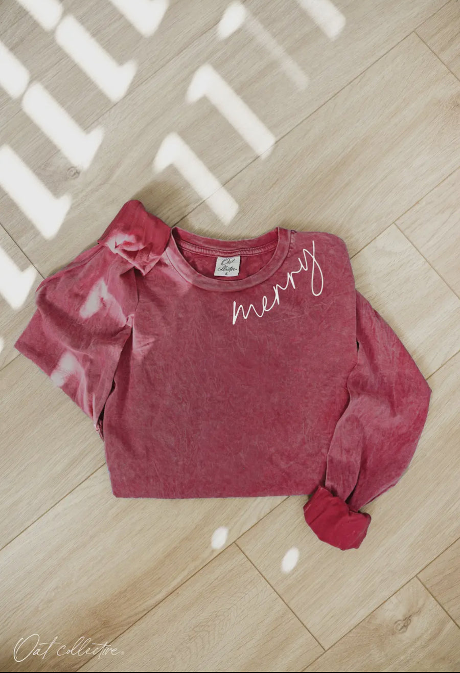 Merry Mineral Long Sleeve Tee