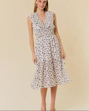 Floral midi dress