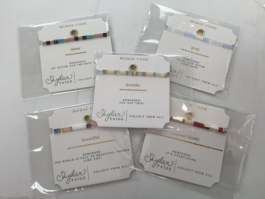 Morse Code Bracelets