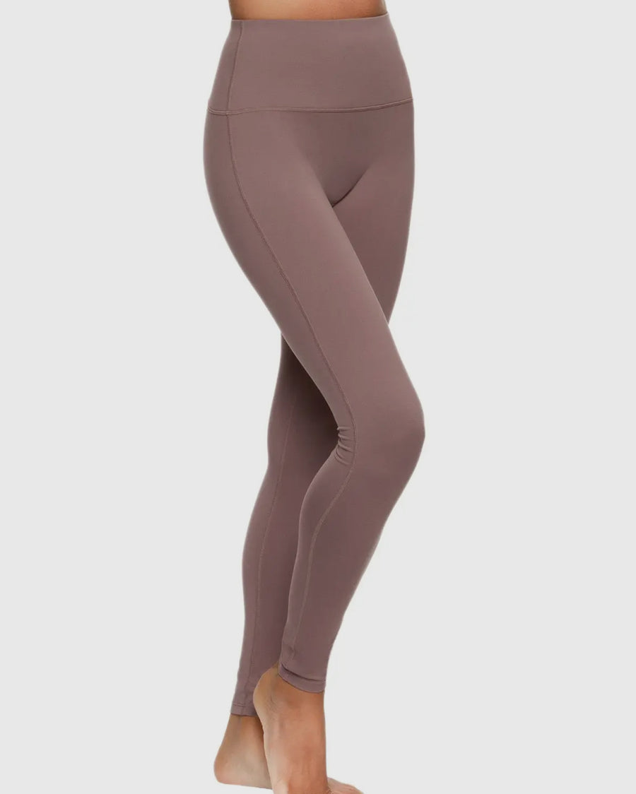 Soft high waisted leggings taupe
