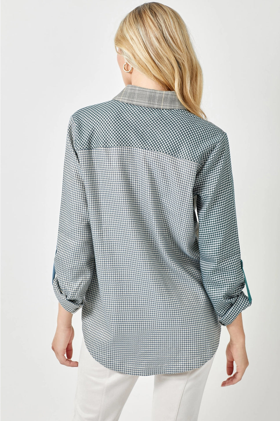 Mixed plaid Shacket