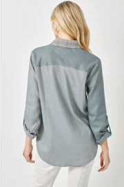Mixed plaid Shacket