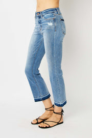 MR release hem cropped bootcut