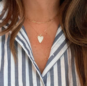 One Love Heart Cz Gold Filled