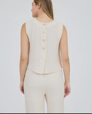Wide leg lounge set