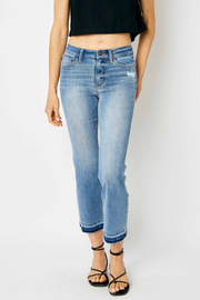 MR release hem cropped bootcut