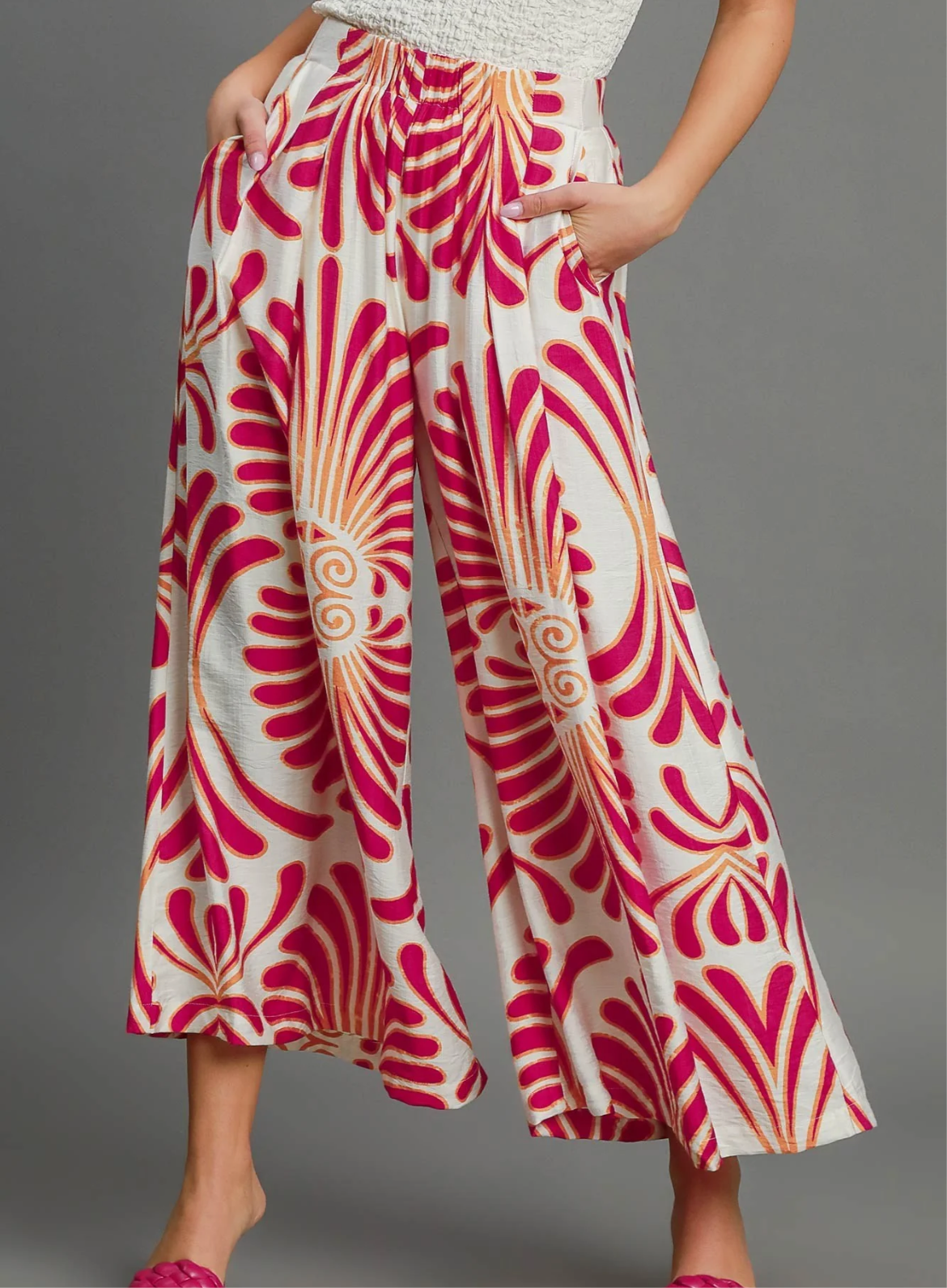 Wide Leg Skirt Pants