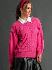 Pointelle Sweater