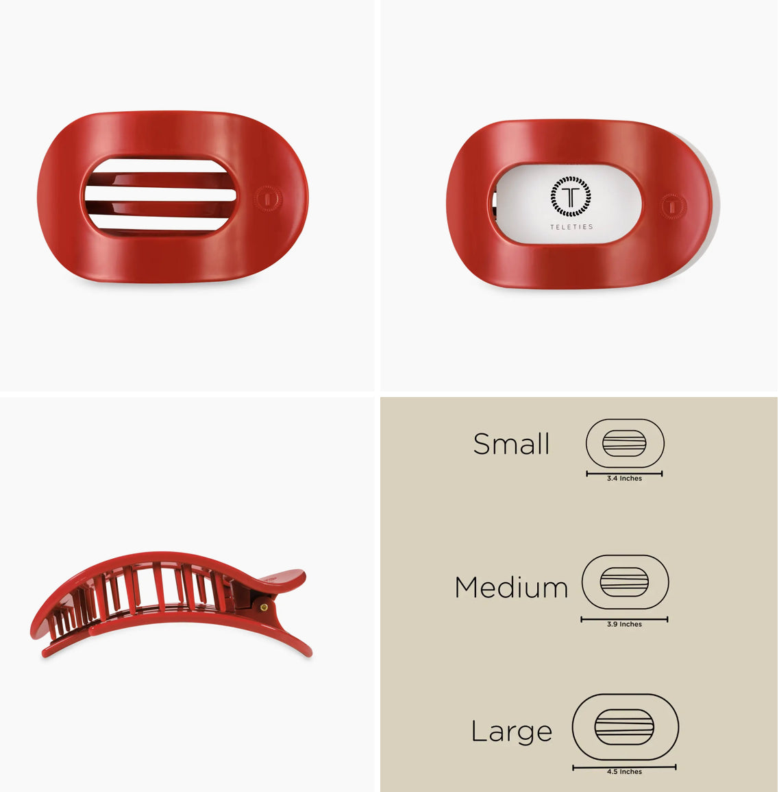 Teleties Large Flat Clip