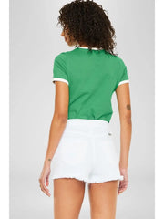 White Denim Shorts