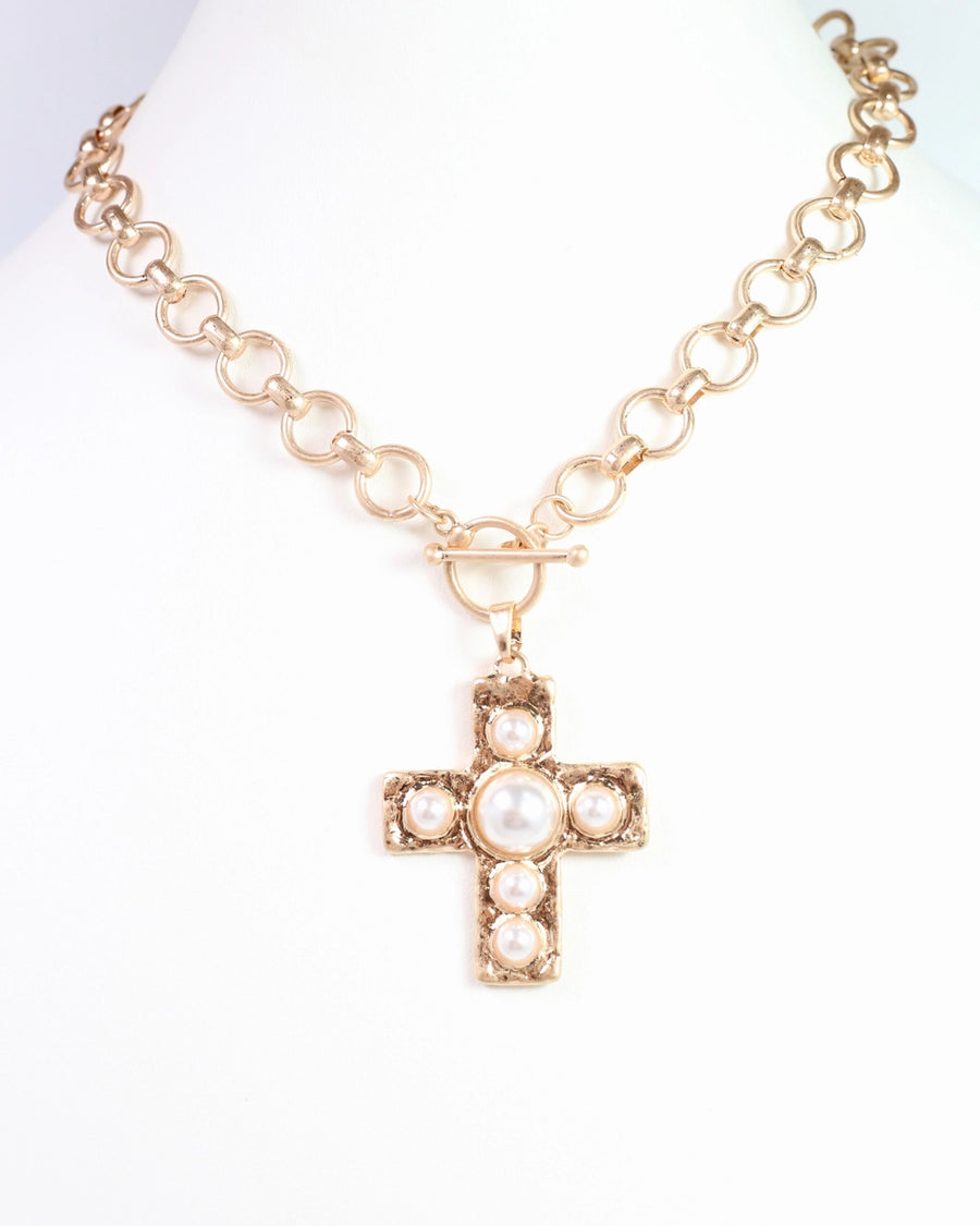 Clampett Cross Necklace