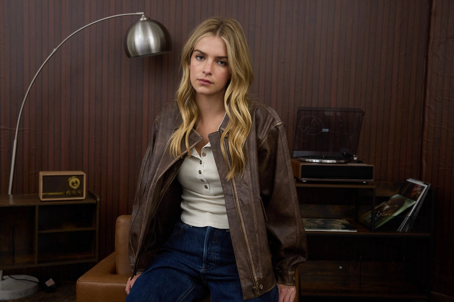 Vegan Leather Jacket